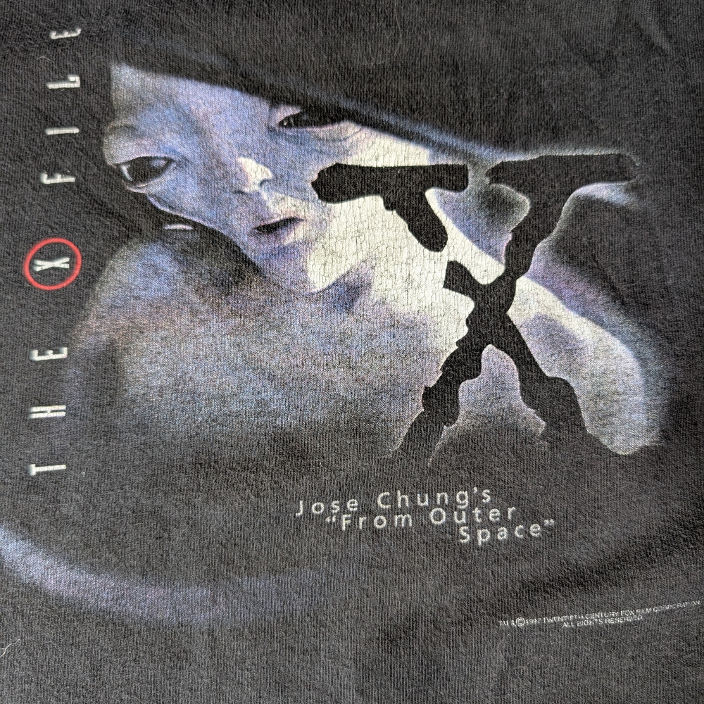 Black X-Files Graphic T-Shirt